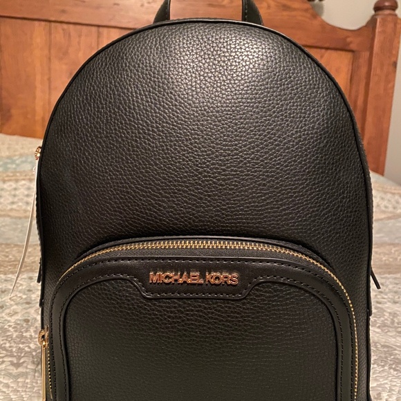 Michael Kors Jaycee Medium Zip Pocket Backpack Leather
